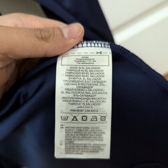 Adidas Mens Tiro 21 Track Jacket Navy Blue - Picture 6 of 6